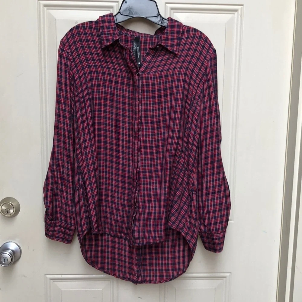 Liverpool Jeans Company lightweight plaid